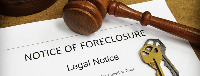 Foreclosure notice