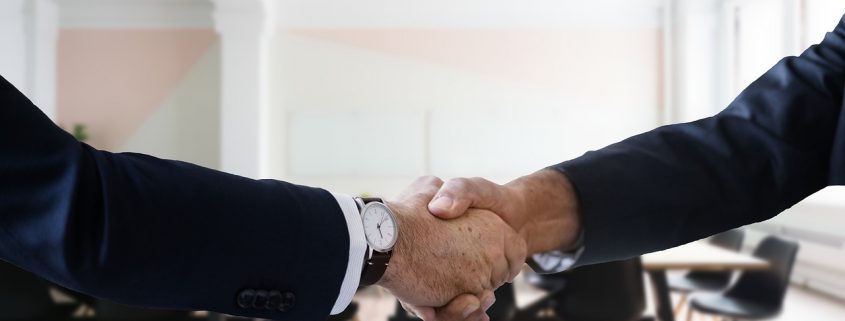 handshake with lawyer